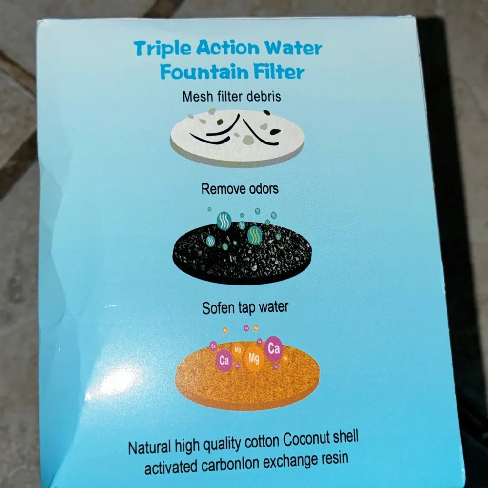 Cat Fountain Replacement Filters - Whi